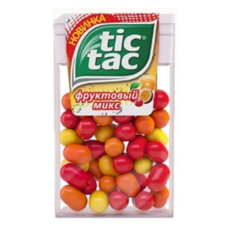 Драже Tic Tac Фруктовый Микс 16гр Кор