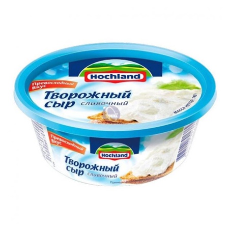 Сыр Hochland Творожный Сливочный 140гр Стак