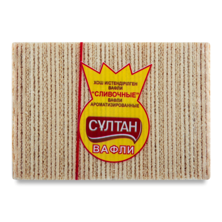 Вафли Ароматизированные Сливочные Сұлтан м/у 400г Вафли Ароматизированные Сливочные Сұлтан м/у 400г