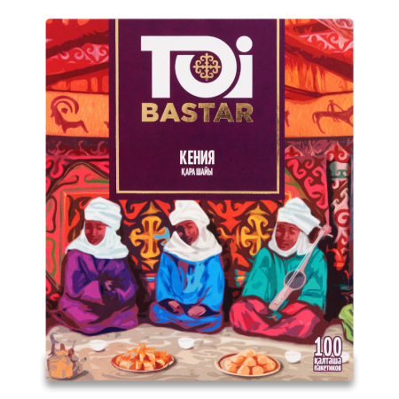 Чай Toibastar Кенийский Черн 100пак Кор