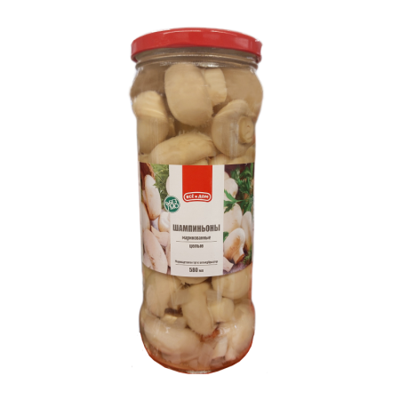Шампиньоны Всё в Дом Целые Мар 580мл с/б