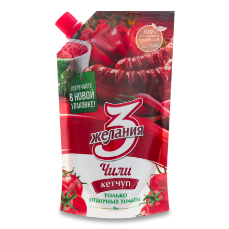 Кетчуп Чили 3 Желания д/п 250г