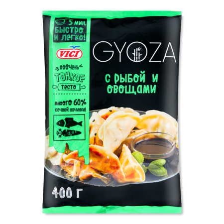 Гиоза Замороженная с Рыбой и Овощами Vici м/у 400г