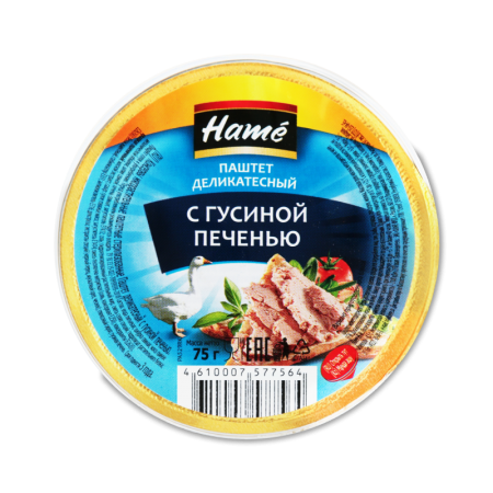 Паштет Hame Гусиная Печень 75гр Стак