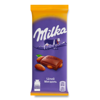 Шоколад Молочный Целый Миндаль Milka м/у 90г