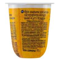 Продукт Йогуртный 1.2% Пастеризованный с Соком Абрикоса Молочная Услада ст 95г