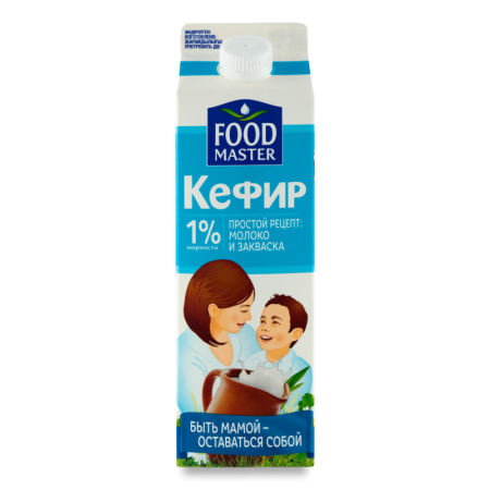 Кефир 1% Food Master т/п 1000г Кефир 1% Food Master т/п 1000г
