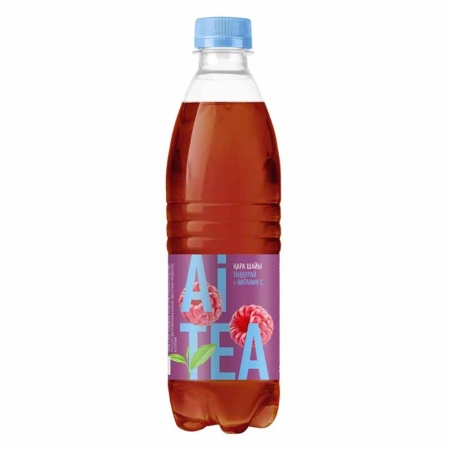 Напиток ai Tea Черный Чай малина+витамин с 1л п/б