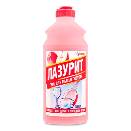 Гель Лазурит д/мытья Посуды с Ароматом Яблока 500мл фл