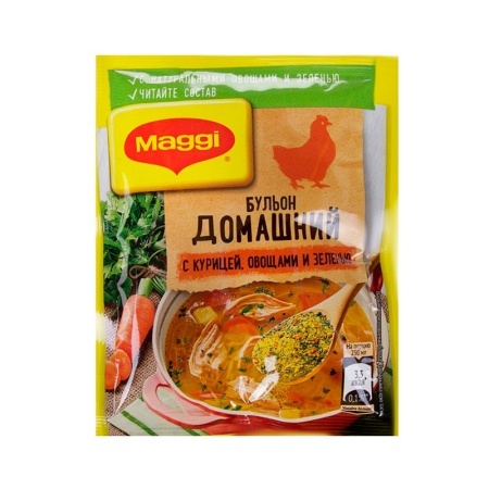 Бульон Maggi по-домашнему с курицей/овощами/зел 90гр Саше