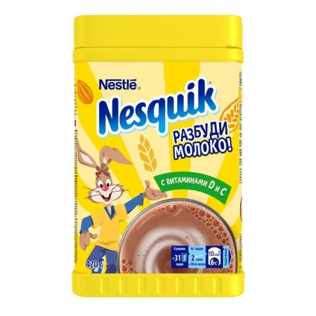 какао-напиток Nesquik Быстрорастворимый Обогащенный 420гр Бан
