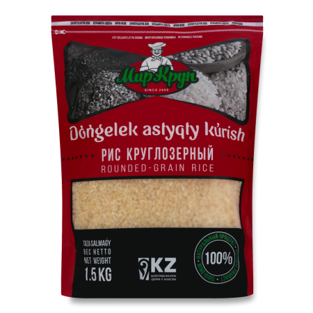 Рис Круглозерный Мир Круп д/п 1.5кг