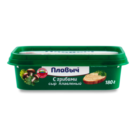 Сыр Плавленый 50% с Грибами Плавыч п/у 180г