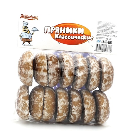 Пряники Zasladosti Класс 350гр Пленка