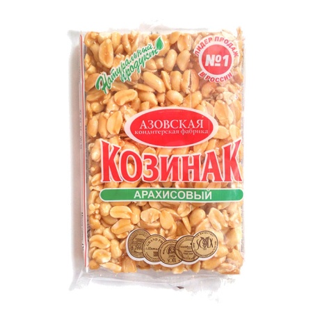 Козинак Азовская Кондитерская Фабрика Арахисовый 60гр Стик Козинак Азовская Кондитерская Фабрика Арахисовый 60гр Стик