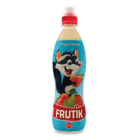Напиток Безалкогольный Негазированный груша-персик Frutik п/бут 0.5л