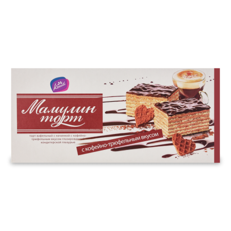 Торт с кофейно-трюфельным Вкусом Мамулин Торт Konti к/у 220г