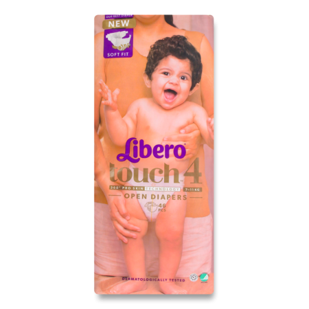 Подгузники Libero touch4 46шт гр/у