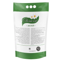 Наполнитель Белый Кот д/кошек Лесной 4,5л