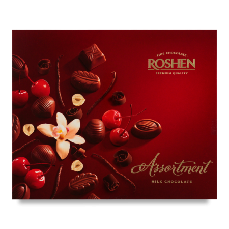 Конфеты Шоколадные Ассорти Assortment Elegant Roshen к/у 145г