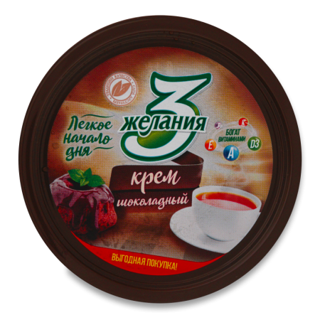 Спред 60% растительно-жировой Крем Шоколадный 3 Желания п/у 230г