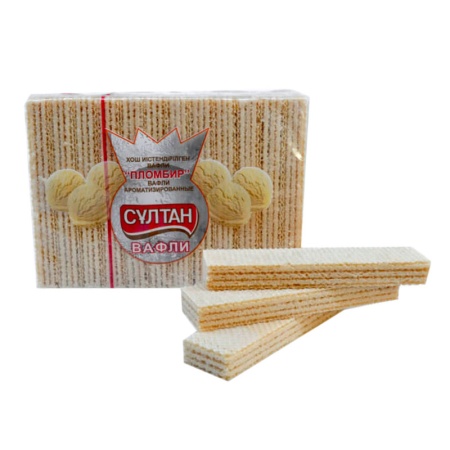 Вафли Пломбир Ароматизированные 400гр Пленка