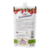 Земляника Сава Протертая с Сах 280гр стаб/б
