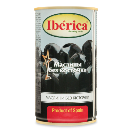 Маслины Без Косточки Iberica ж/б 370г