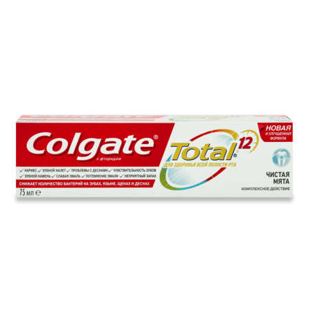 Паста Зубная Чистая Мята Total 12 Colgate 75мл