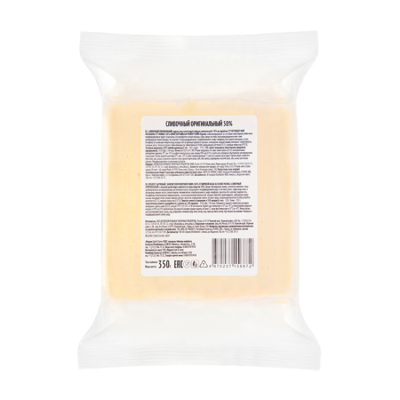 Продукт Сырный Всё в Дом Сливочный Оригинальный 50% 350гр