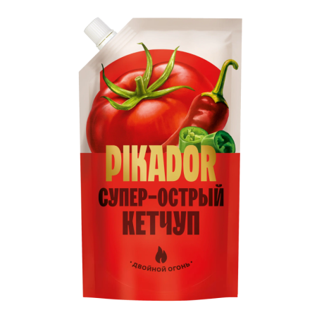 Кетчуп Pikador Супер Острый 300гр д/п