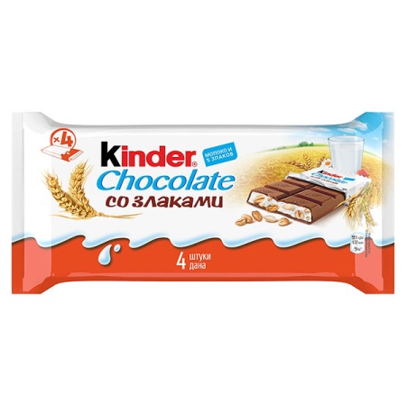 Шоколад Kinder со Злаками 94гр т4 фл/п