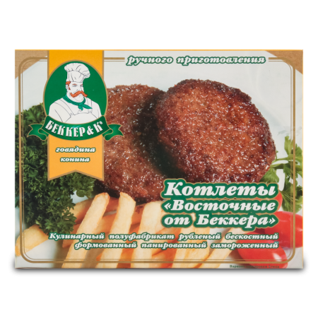 Котлеты Ручного Приготовления Замороженные говядина-конина Восточные от Беккера беккер&к к/у 630г