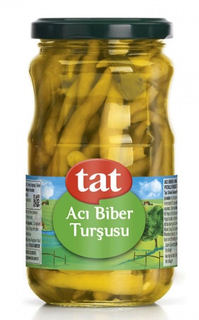 Перец Острый в Маринаде Tat 370 гр с/б