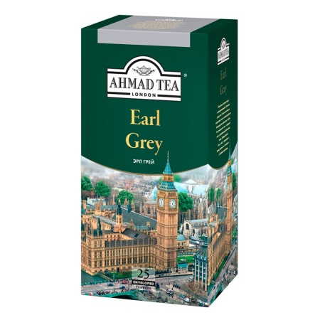 Чай Ahmad Earl Grey 25пак Кор