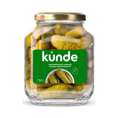 Огурцы Kunde Маринованные 0,72л Твист