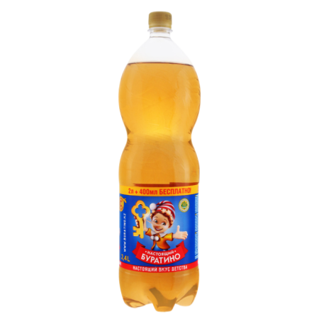 Напиток Настоящий Буратино с/газ 2л+400мл п/б
