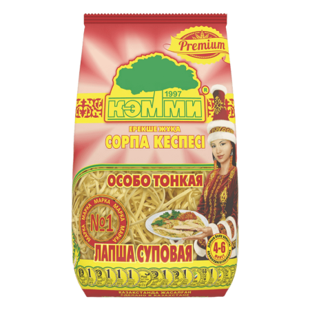 Лапша Кэмми Яичная Для Супа и Гарнира 200гр п/п