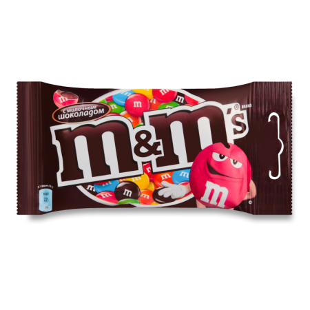 Драже с Молочным Шоколадом Покрытое Хрустящей Разноцветной Глазурью m&m’s м/у 45г Драже с Молочным Шоколадом Покрытое Хрустящей Разноцветной Глазурью m&m’s м/у 45г