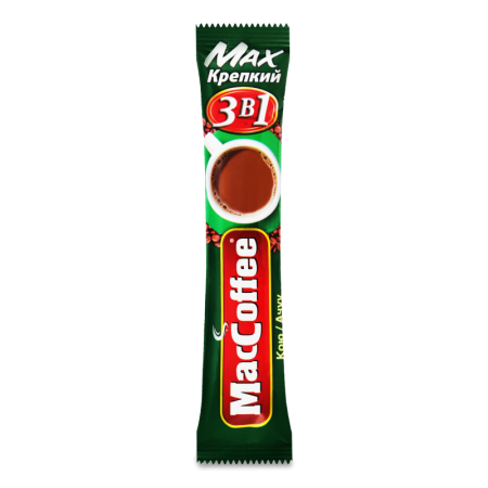 Кофе Maccoffee Max 3в1 Крепкий 16гр Саше