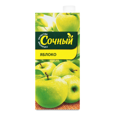 Нектар Яблоко Сочный т/п 1л