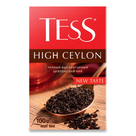 Чай Tess High Ceylon Черный 100гр Кор