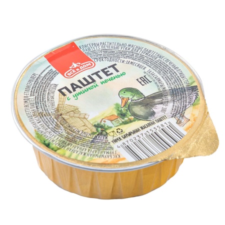 Паштет Всё в Дом из Утиной Печени 100гр