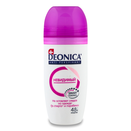 Антиперспирант Deonica Роликовый Невидимый Clear Aqua 45мл Кор