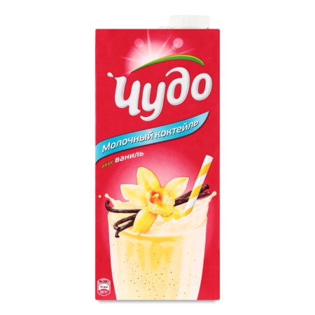 Коктейль Молочный 2% со Вкусом Ванили Чудо т/п 950г