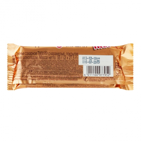 БАТОНЧИК MARS TWIX 55ГР