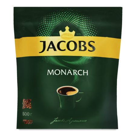 Кофе Натуральный Растворимый Сублимированный Monarch Jacobs д/п 500г