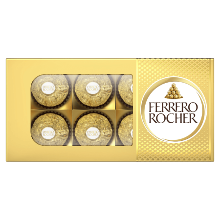 Конфеты Ferrero Rocher Хрустящие Молочный шоколад/орех 75гр Кор