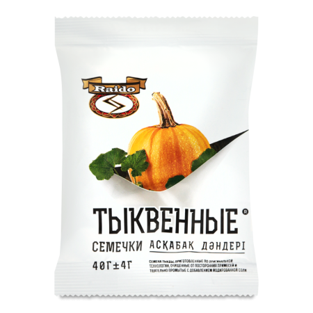 Семечки Жареные Подсоленные Тыквенные Raido м/у 40г