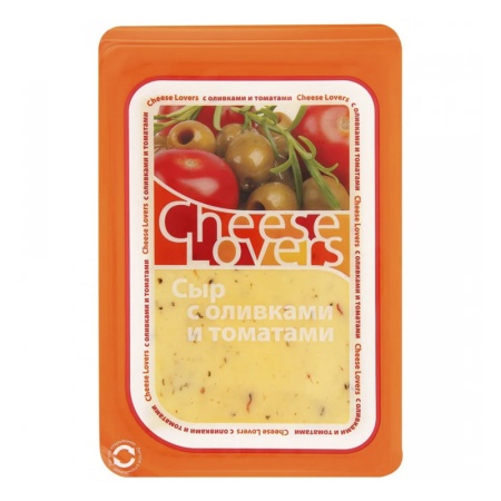 Cheese Lovers с Оливками и Томатами 50% Нарезанные ломтики/150гр